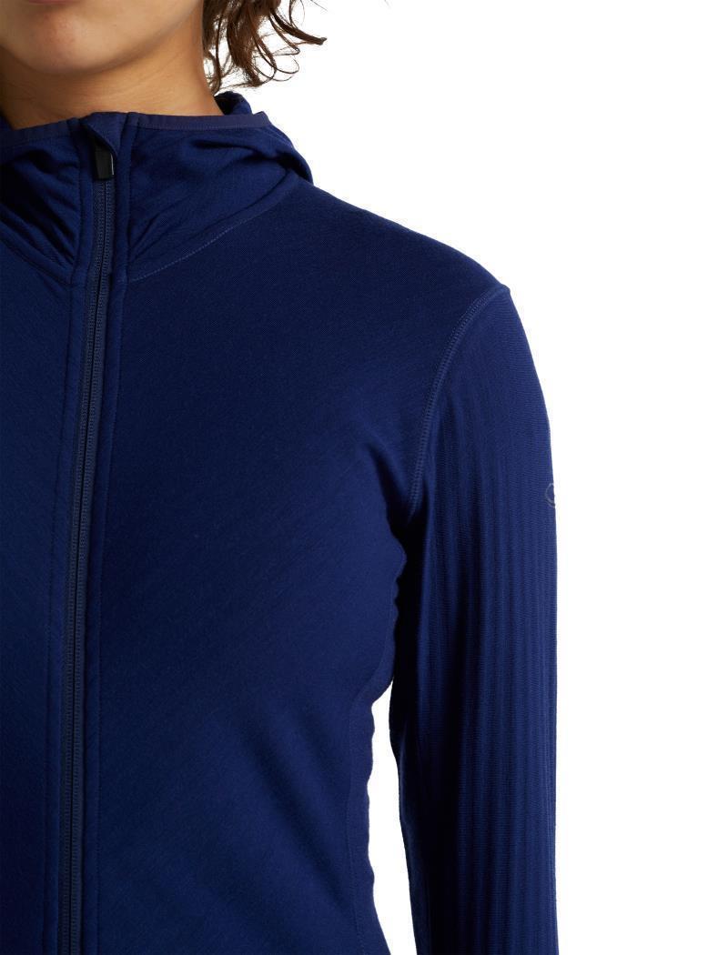 Descender LS Zip Hood - Womens - Royal Navy 5