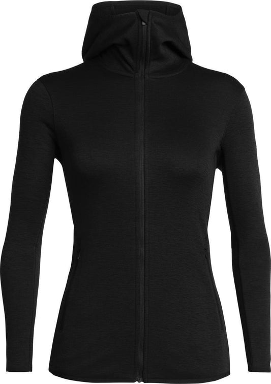 Elemental LS Zip Hood - Womens - Black 1