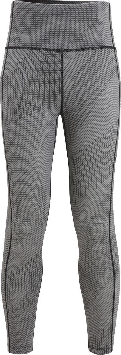 Fastray High Rise Tights - Gridlines - Womens - Metro Heather / Black / AOP 1
