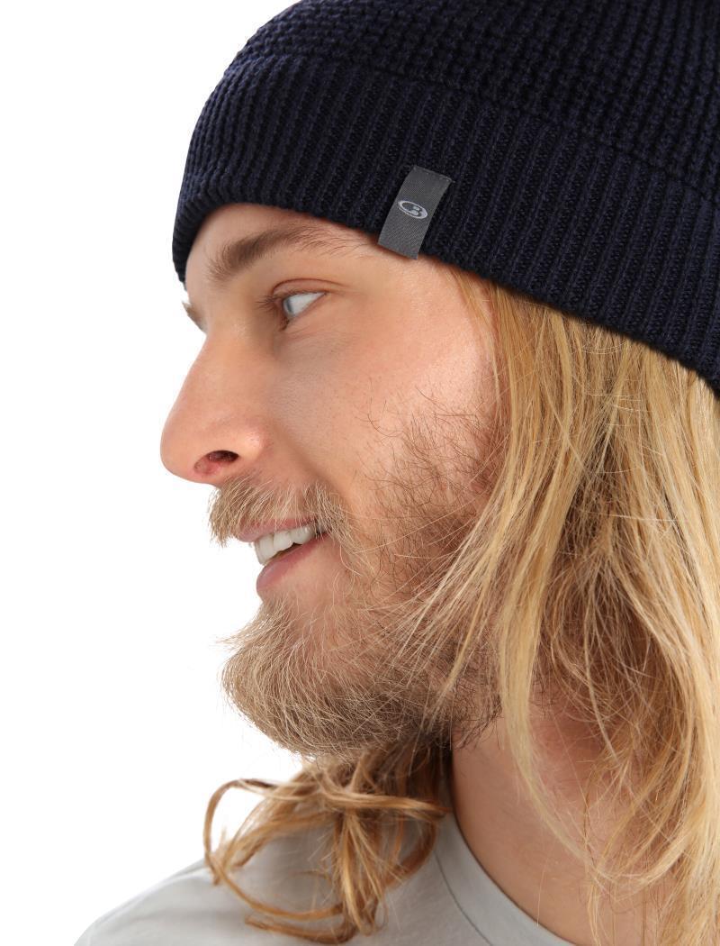 Feadan Slouch Beanie - Midnight Navy 3