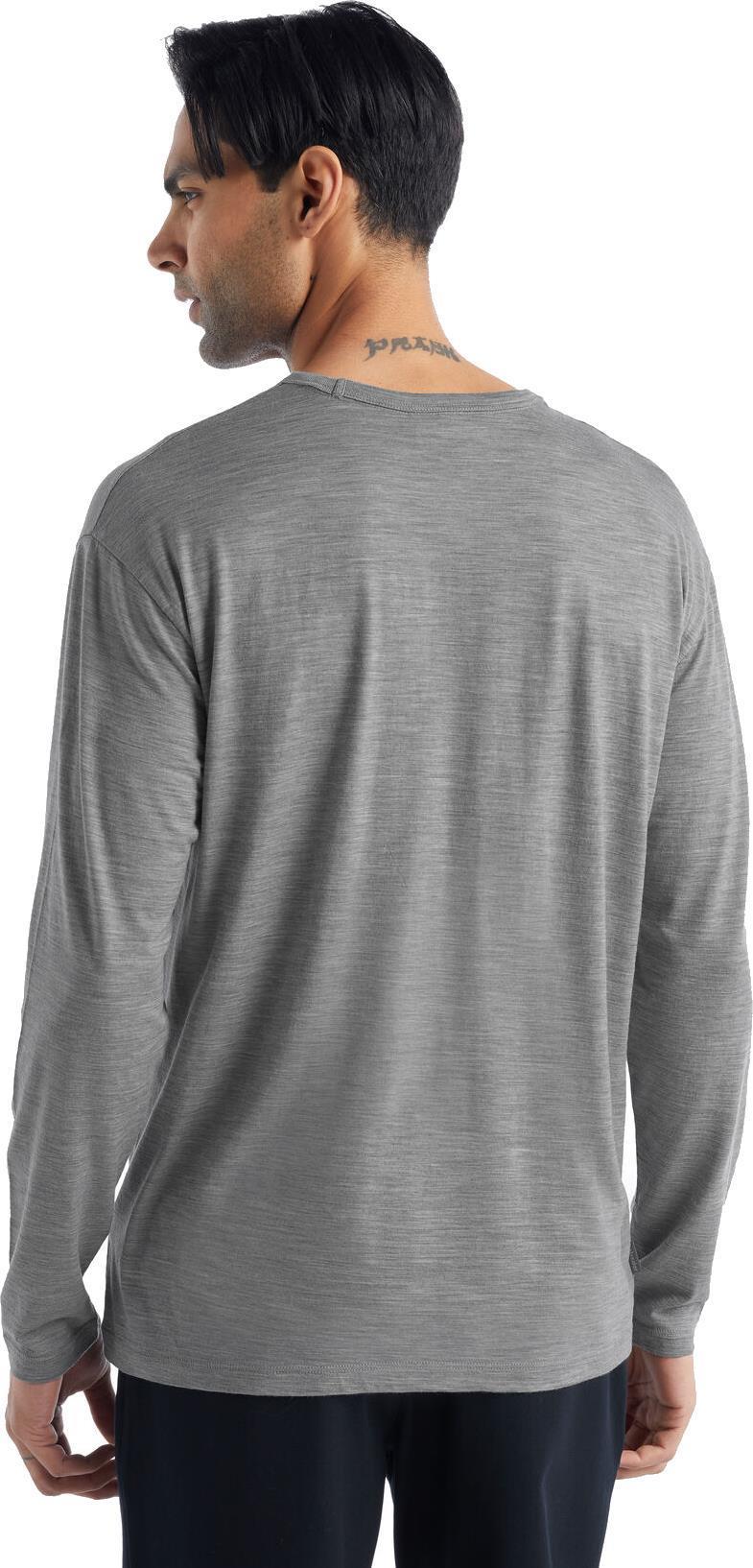 Granary LS Pocket Tee - Mens - Gritstone Heather 2