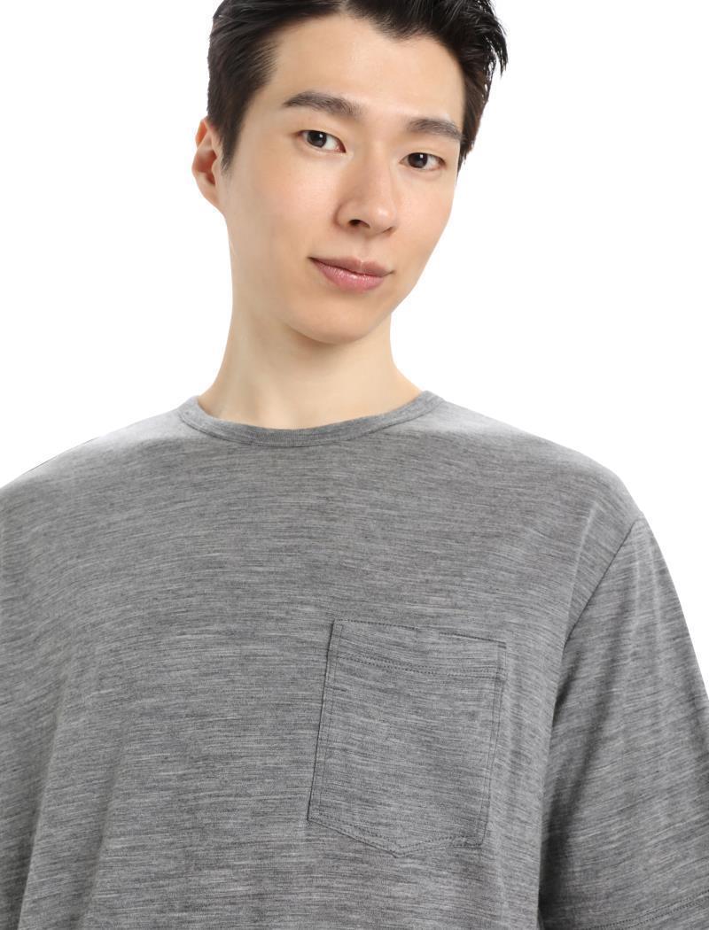 Granary SS Pocket Tee - Mens - Gritstone Heather 4