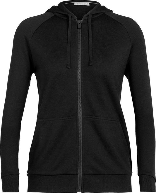 Helliers Terry LS Zip Hoodie - Womens - Black 1