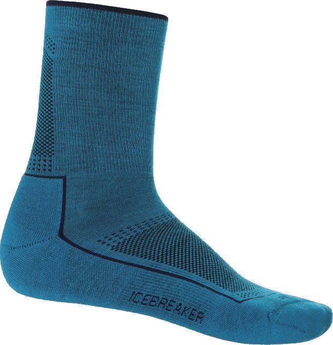 Hike 3Q Crew Socks - Cool-Lite - Mens - Geo Blue 1