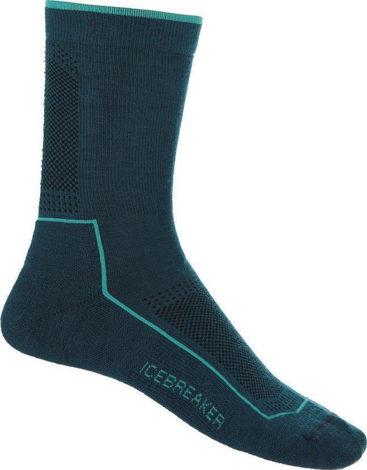 Hike 3Q Crew Socks - Cool-Lite - Womens - Jet Heather / Monsoon 1