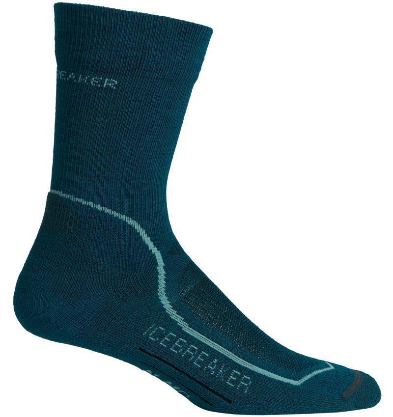 Hike+ Crew Merino Socks - Light Cushion - Mens - Poseidon / Hydro / Monsoon 1