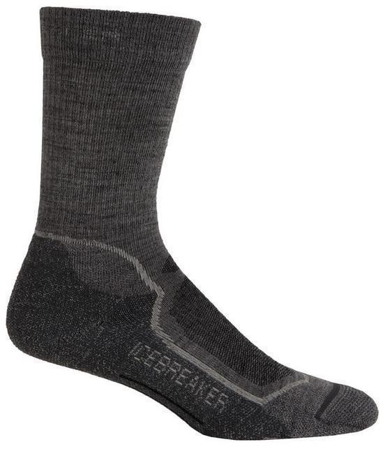 Hike+ Crew Merino Socks - Light Cushion - Mens - Twister / Silver / Oil 1