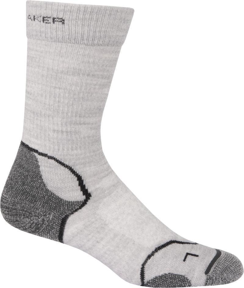 Hike+ Crew Merino Socks - Light Cushion - Womens - Blizzard / White / Oil 1