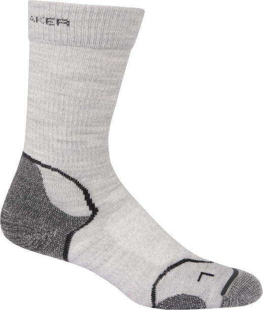Hike+ Crew Merino Socks - Light Cushion - Womens - Blizzard / White / Oil 1