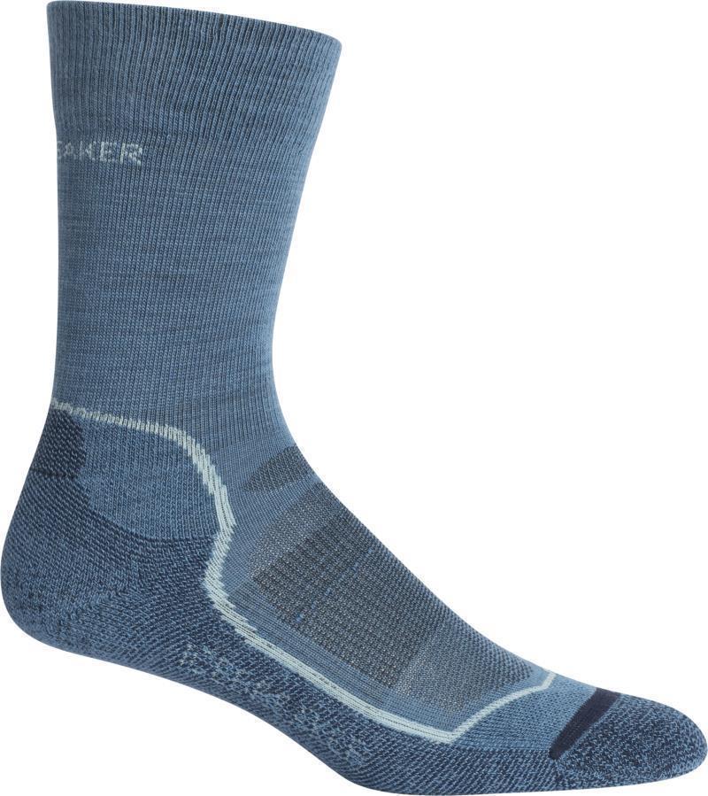 Hike+ Crew Merino Socks - Light Cushion - Womens - Thunder 1