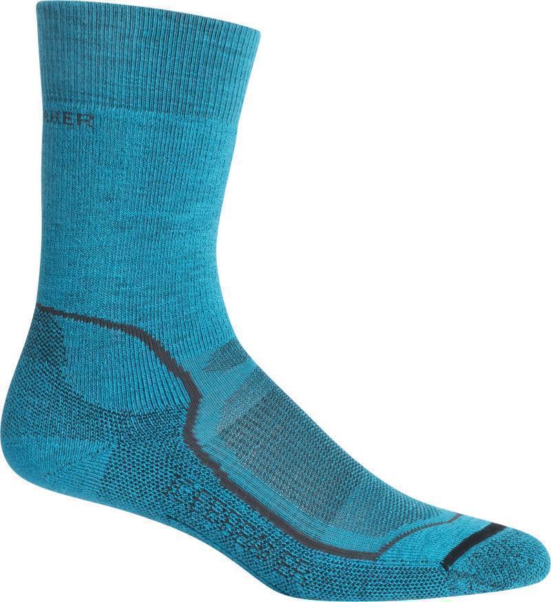 Hike+ Crew Merino Socks - Medium Cushion - Womens - Arctic Teal 1