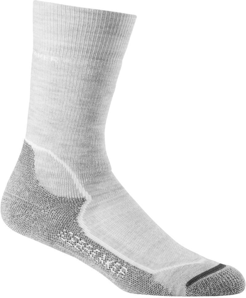 Hike+ Crew Merino Socks - Medium Cushion - Womens - Blizzard Heather 1