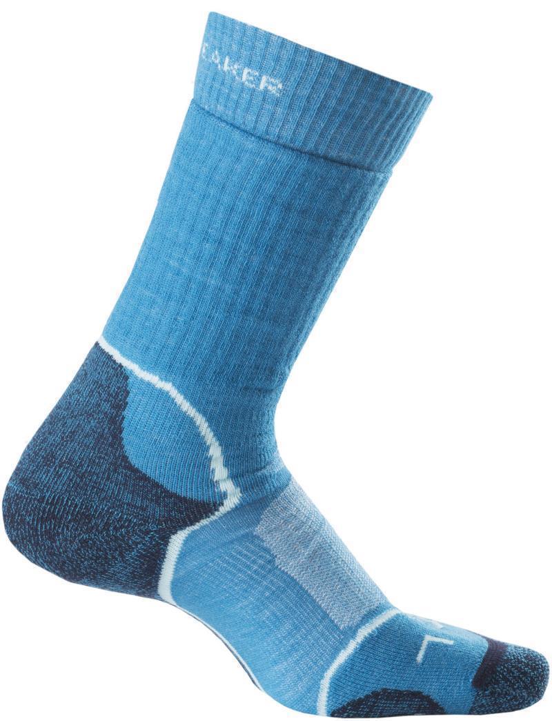 Hike+ Crew Merino Socks - Medium Cushion - Womens - Cruise / Teardrop / Admiral 1