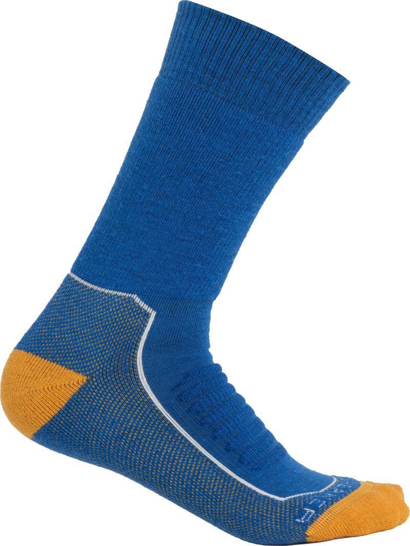 Hike+ Crew Socks - Heavy Cushion - Mens - Lazurite / Snow / Solar 1