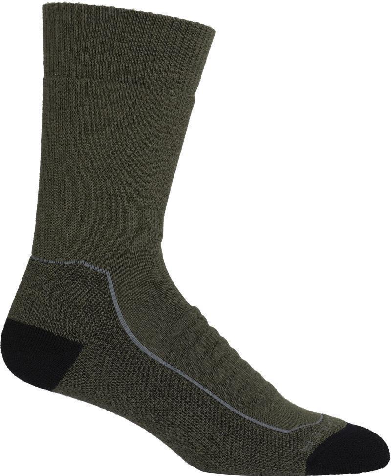 Hike+ Crew Socks - Heavy Cushion - Mens - Loden / Black / Gritstone Heather 1