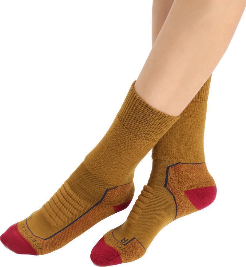 Hike+ Crew Socks - Heavy Cushion - Womens - Clove / Cherry / Royal Navy 2