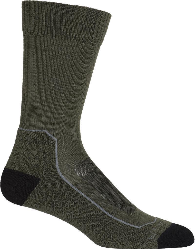 Hike+ Crew Socks - Light Cushion - Mens - Loden / Black / Gritstone Heather 1