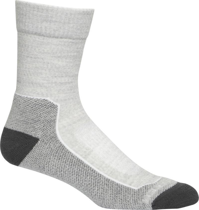 Hike+ Crew Socks - Light Cushion - Womens - Blizzard Heather 1