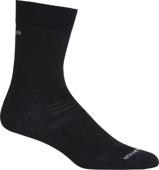 Hike Liner Crew Socks - No Cushion - Womens - Black 1