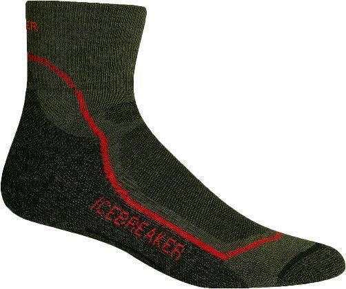 Hike+ Mini Merino Socks - Light Cushion - Mens - Cargo / Rocket / Black 1