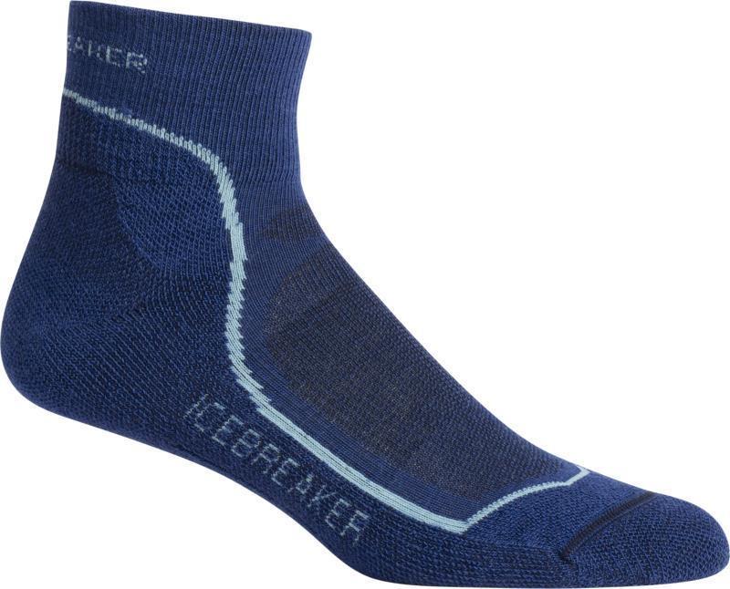 Hike+ Mini Merino Socks - Light Cushion - Mens - Estate Blue / Midnight Navy 1