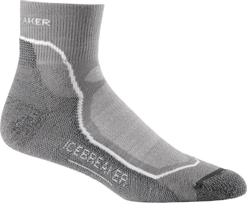 Hike+ Mini Merino Socks - Light Cushion - Mens - Fossil 1