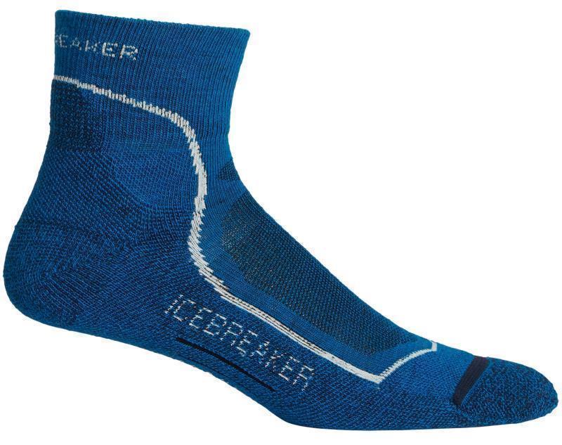 Hike+ Mini Merino Socks - Light Cushion - Mens - Isle / White / Midnight Navy 1