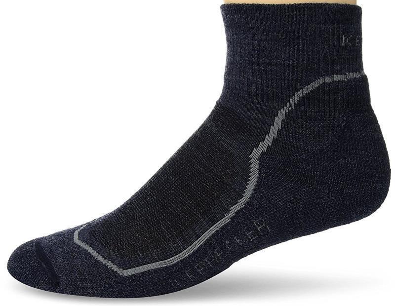 Hike+ Mini Merino Socks - Light Cushion - Mens - Jet / Black / Monsoon 1