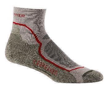 Hike+ Mini Merino Socks - Light Cushion - Mens - Panama / Rocket / Cargo 1