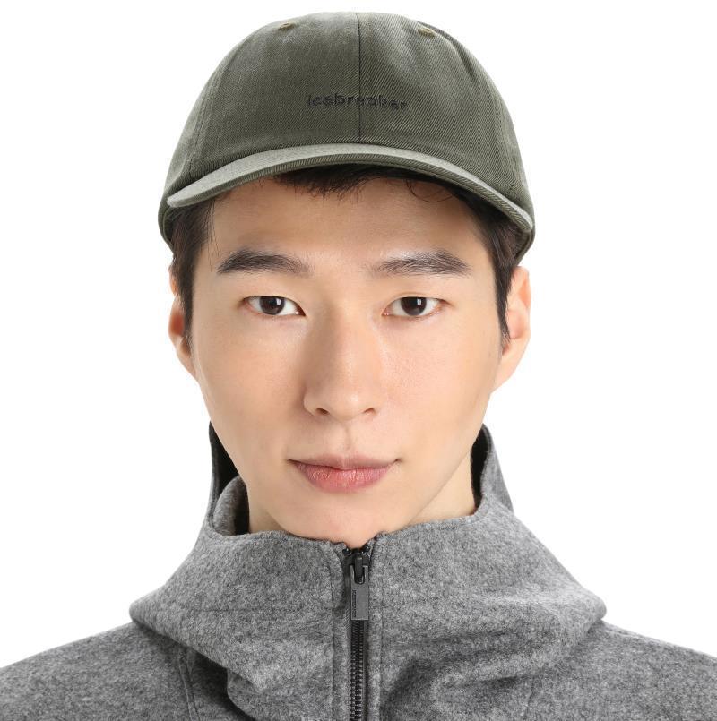 Icebreaker 6 Panel Hat - Loden / Black 2