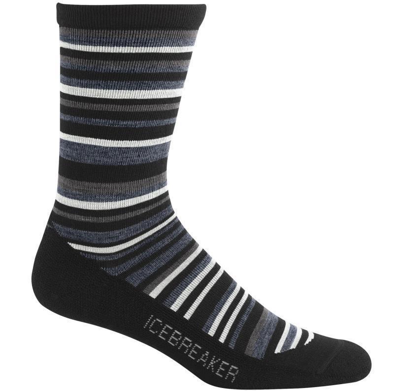 LifeStyle Crew Socks - Light Cushion - Mens - Black / Brazil / Oil 1