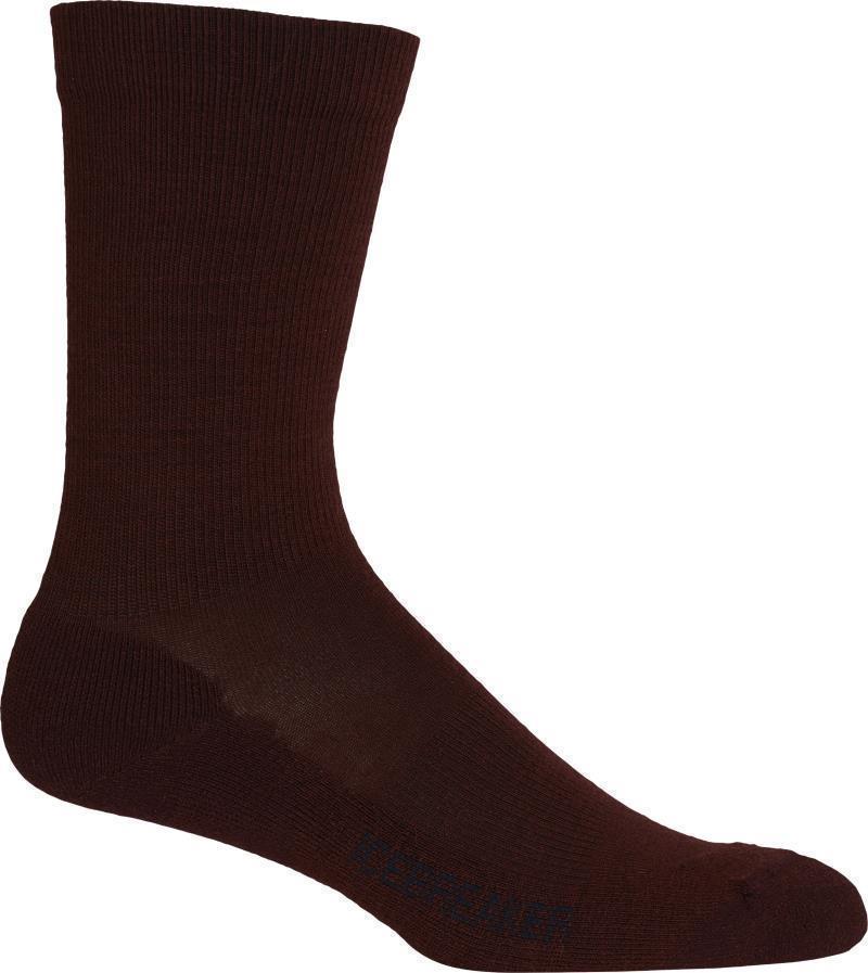 LifeStyle Crew Socks - Light Cushion - Mens - Espresso / Midnight Navy 1