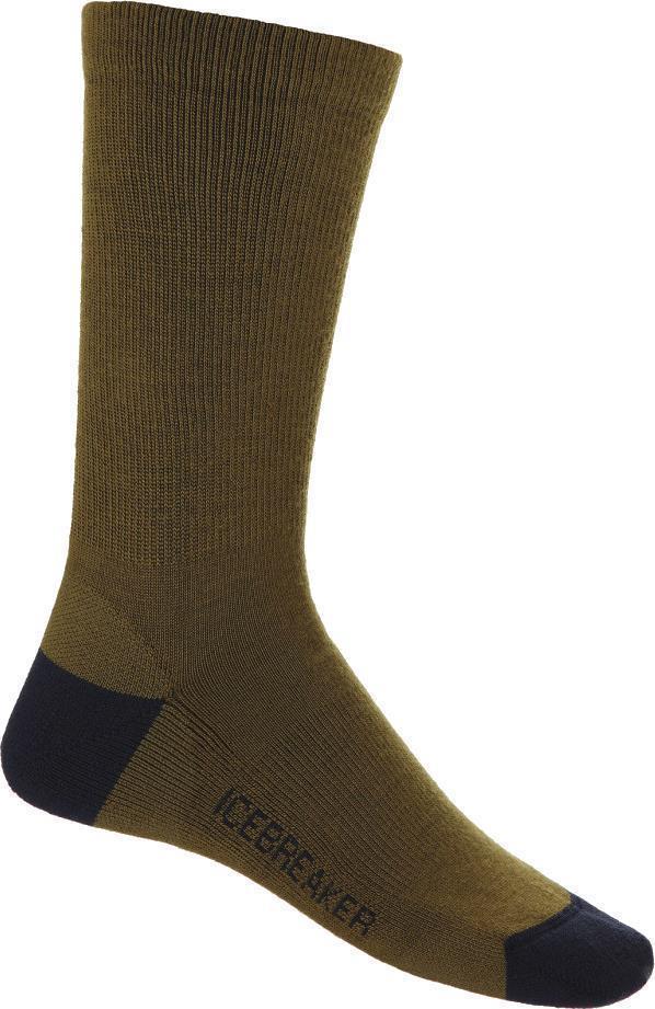 LifeStyle Crew Socks - Light Cushion - Womens - Algae / Midnight Navy 1
