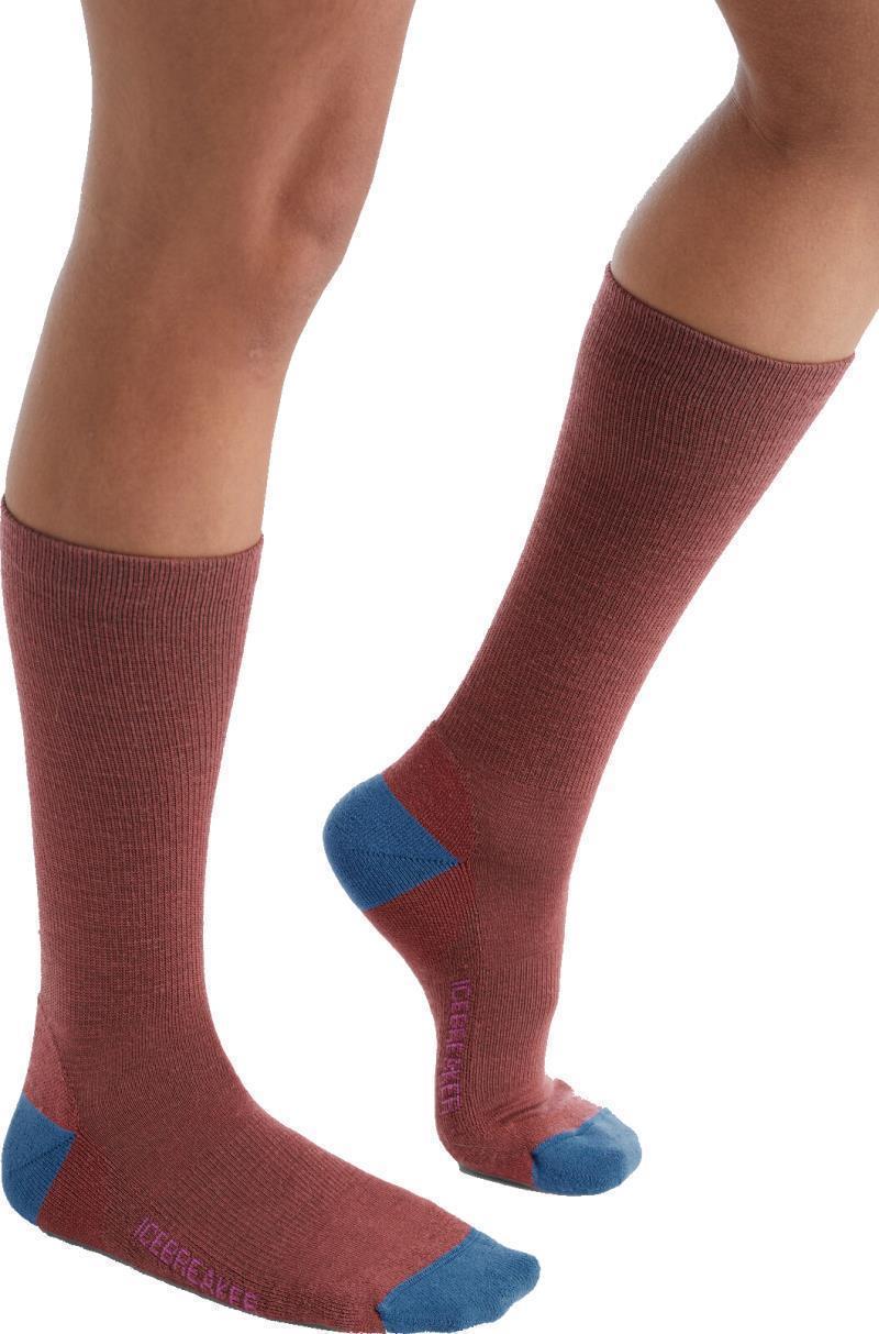 LifeStyle Crew Socks - Light Cushion - Womens - Grape / Azul / Cosmic 2