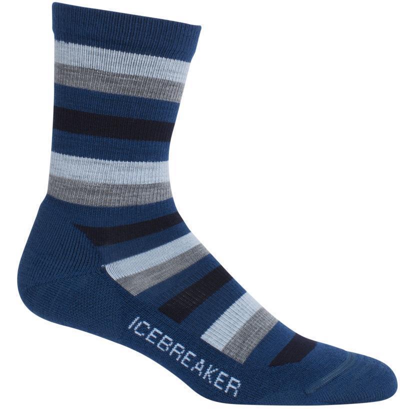 LifeStyle Crew Socks - Light Cushion - Womens - Largo / Ice Blue / Twister 1