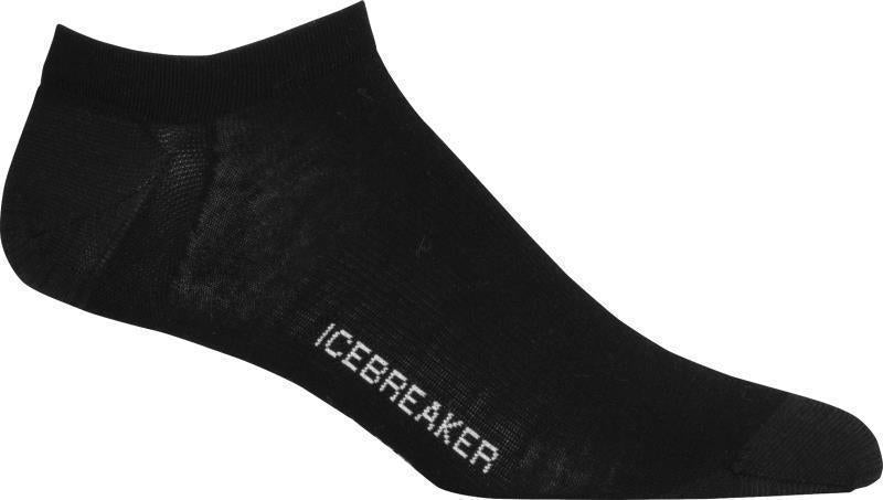 Lifestyle No Show Socks - Fine Gauge - Mens - Black / Snow 1