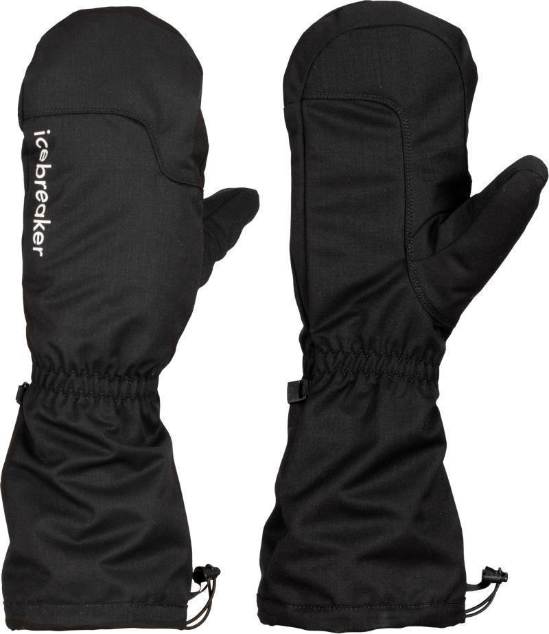 MerinoLoft Mittens - Black / Enamel 1