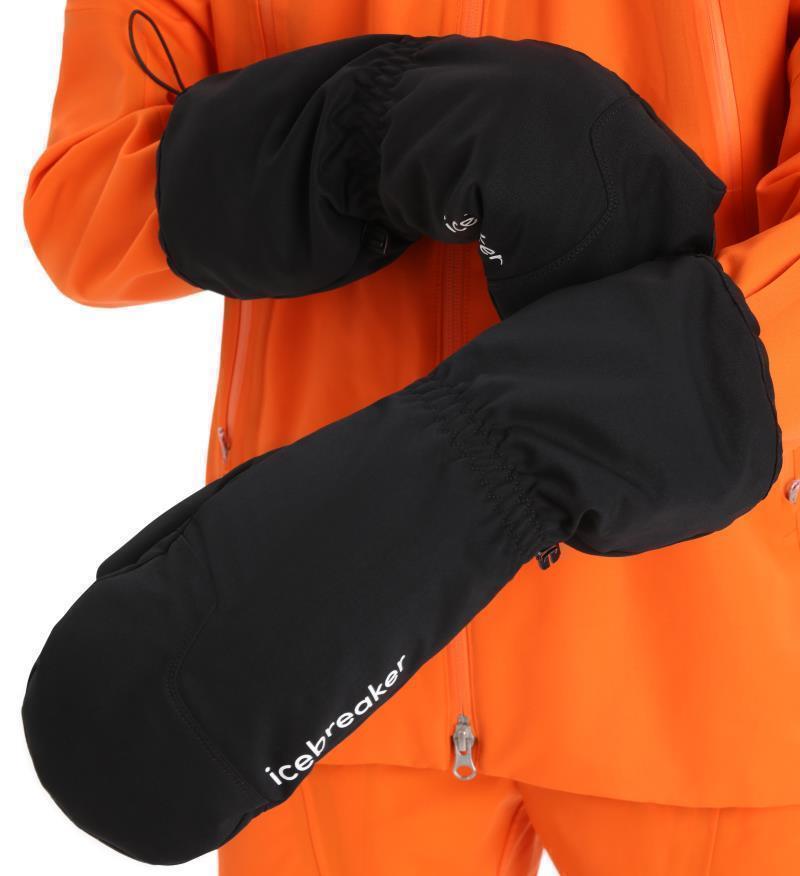MerinoLoft Mittens - Black / Enamel 6