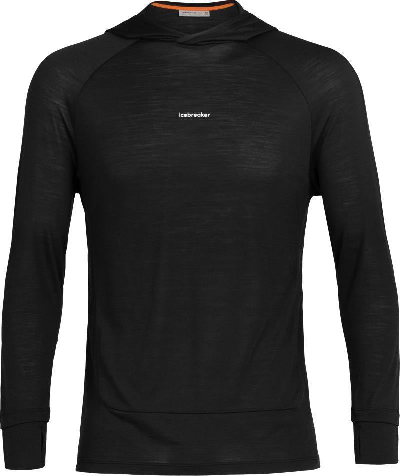 Merino 125 Cool-Lite Sphere LS Hoodie - Mens - Black 1