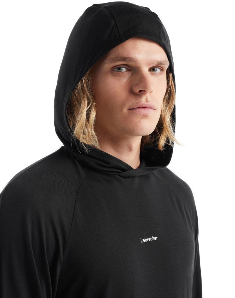 Merino 125 Cool-Lite Sphere LS Hoodie - Mens - Black 4