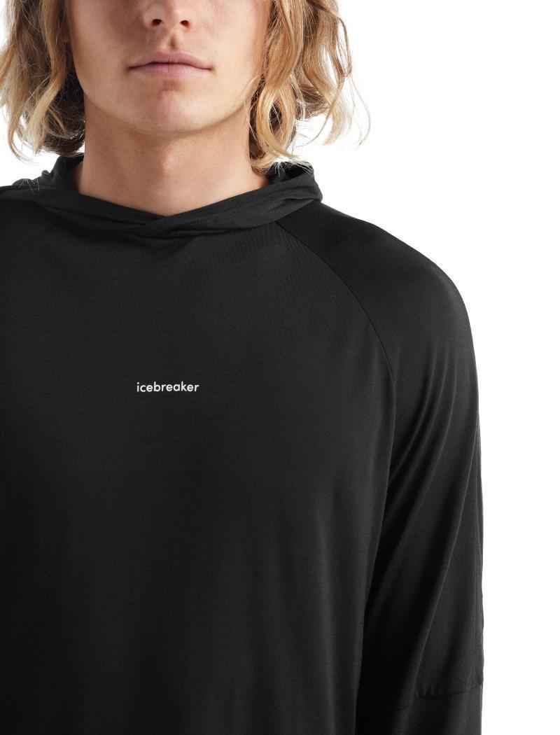 Merino 125 Cool-Lite Sphere LS Hoodie - Mens - Black 5
