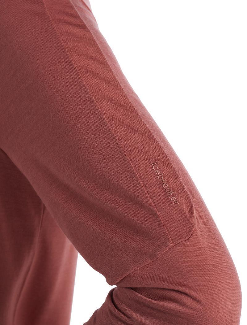 Merino 125 Cool-Lite Sphere LS Hoodie - Womens - Grape 7