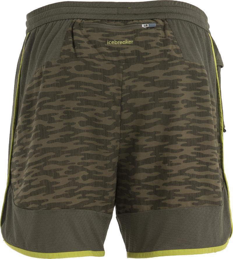 Merino 125 ZoneKnit Shorts IB Topo - Mens - Loden / Loden Dark / Biolim / AOP 2