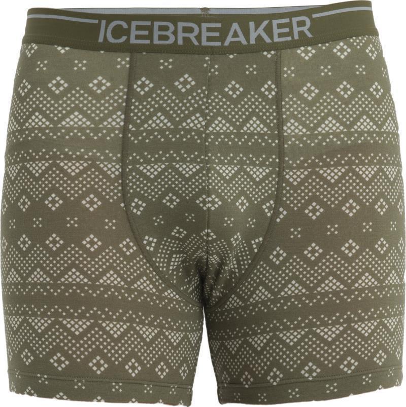 Merino 150 Anatomica Boxers - First Snow - Mens - Loden / Snow / AOP 1