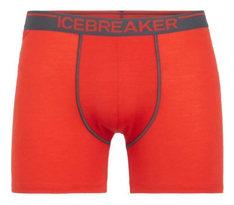 Merino 150 Anatomica Boxers - Mens - Chili Red / Monsoon 1