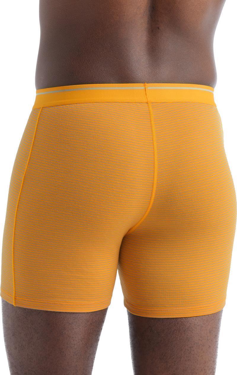 Merino 150 Anatomica Boxers with Fly - Mens - Electric / Praline - Stripe 3