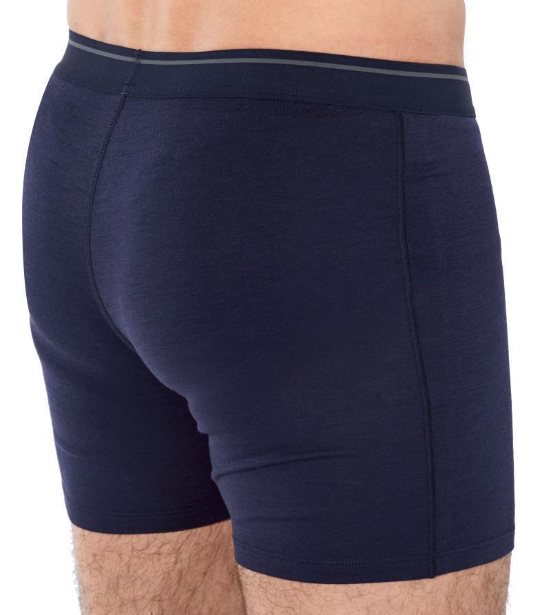 Merino 150 Anatomica Boxers with Fly - Mens - Midnight Navy 6