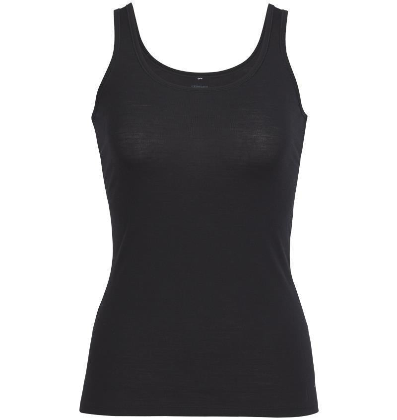 Merino 150 Siren Tank - Womens - Black 1