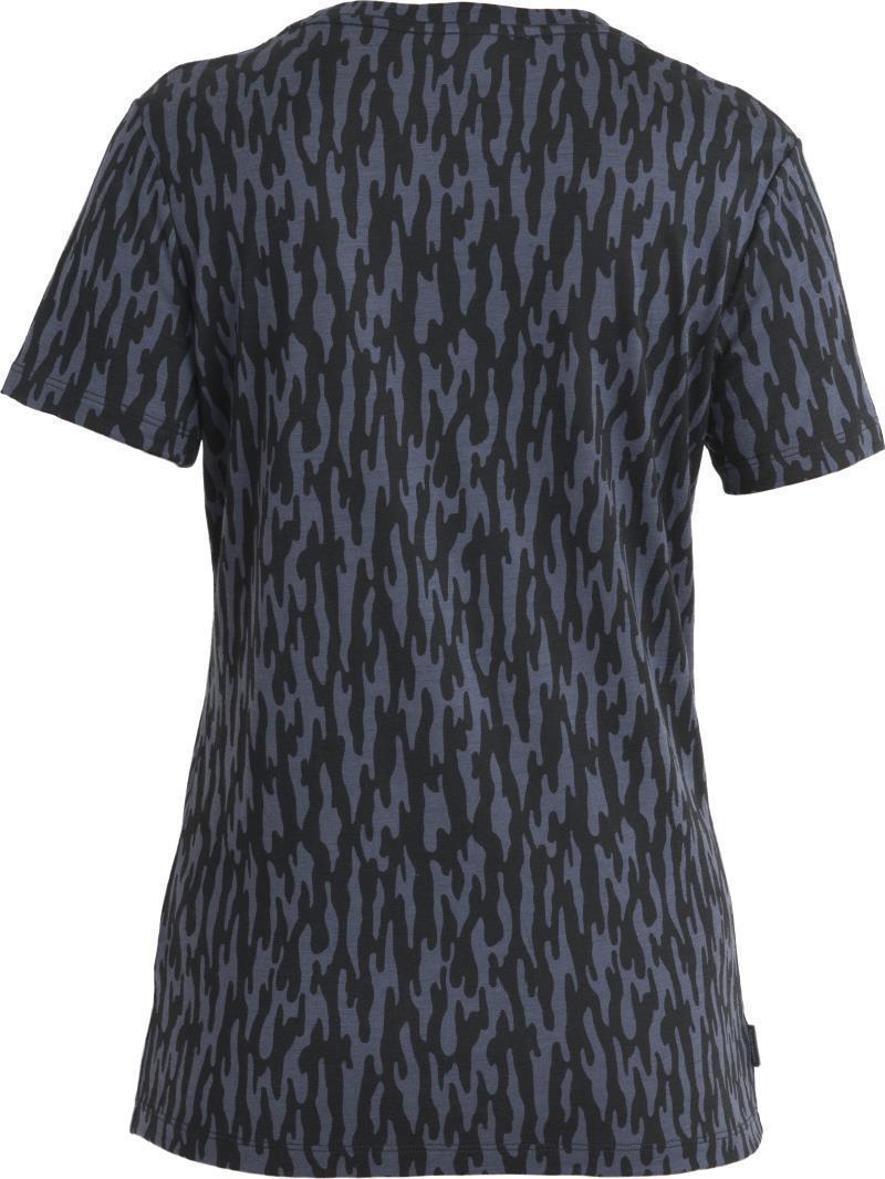 Merino 150 Tech Lite II SS Scoop Tee - Glacial Camo - Womens - Graphite / Black / AOP 2