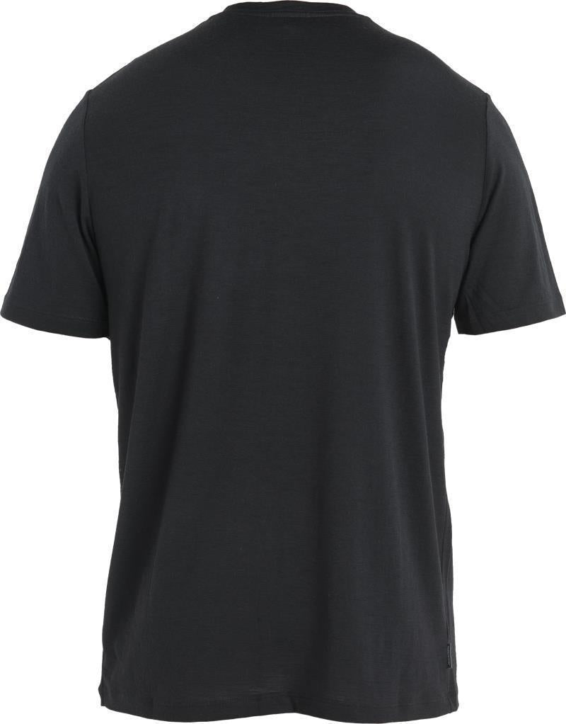 Merino 150 Tech Lite II SS Tee - Peak Grid - Mens - Black 2